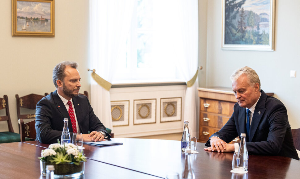 Prezidentas susitiko su kandidatu į susisiekimo ministrus Juru Taminsk