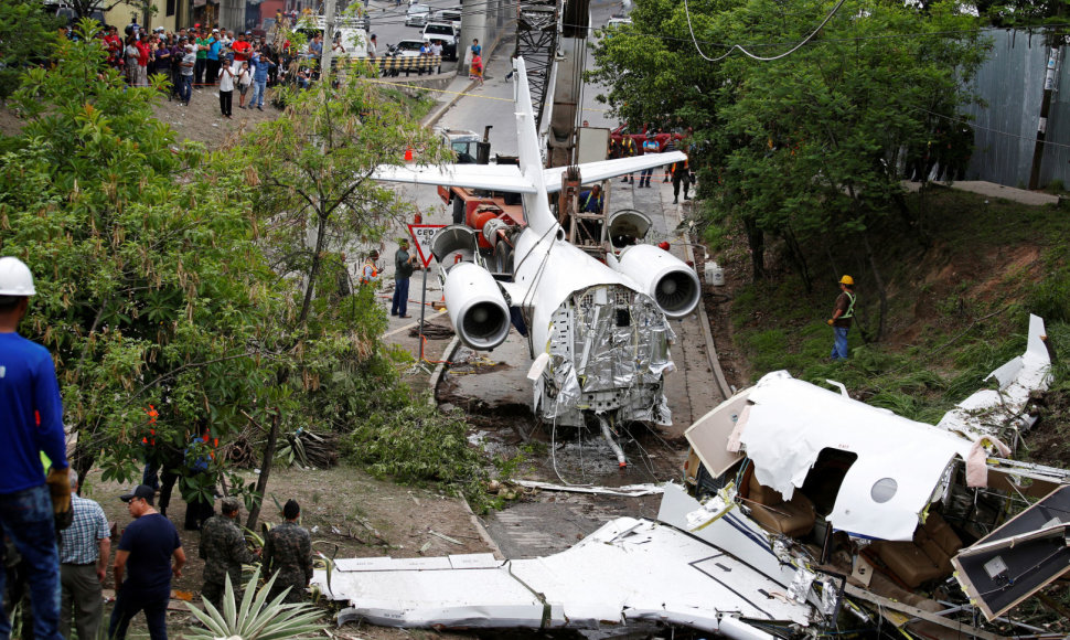 Hondūre sudužęs lėktuvas