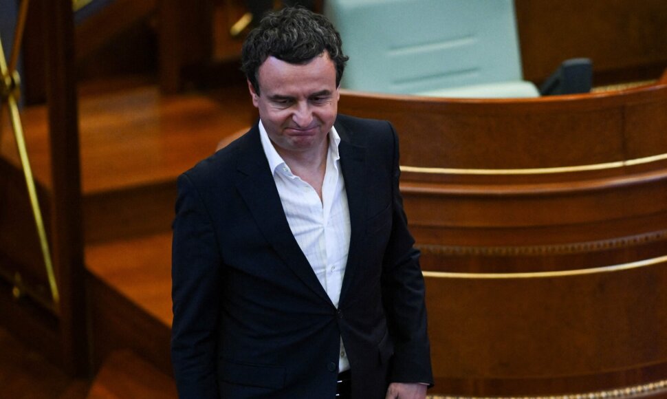 Albinas Kurti / ARMEND NIMANI / AFP