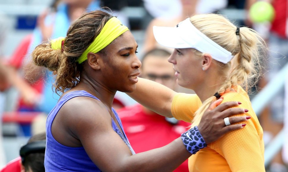 Serena Williams ir Caroline Wozniacki