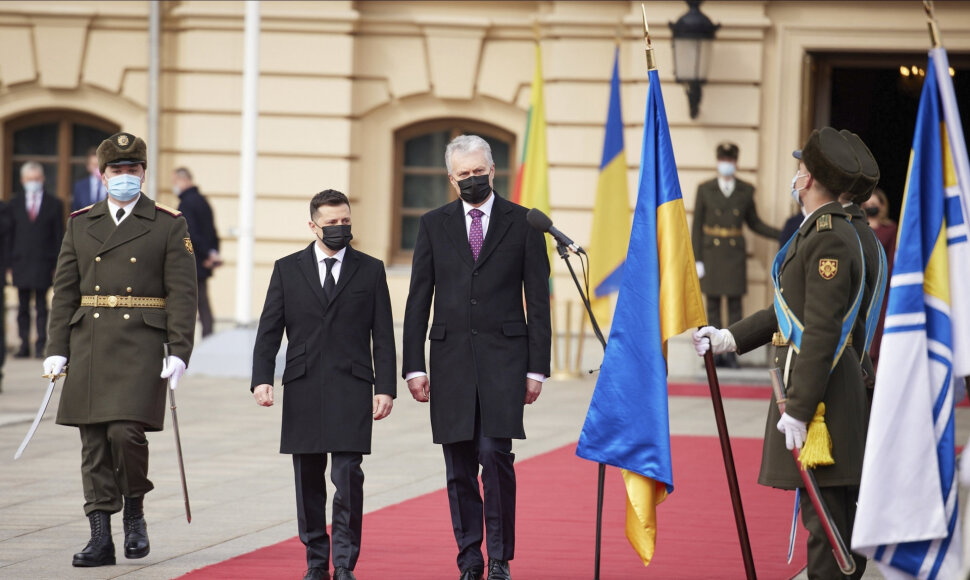 Volodymyras Zelenskis ir Gitanas Nausėda