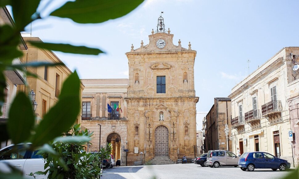 Naro miestelis, Sicilija, Italija