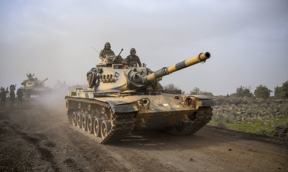 Turkijos pajėgos Sirijos šiaurėje