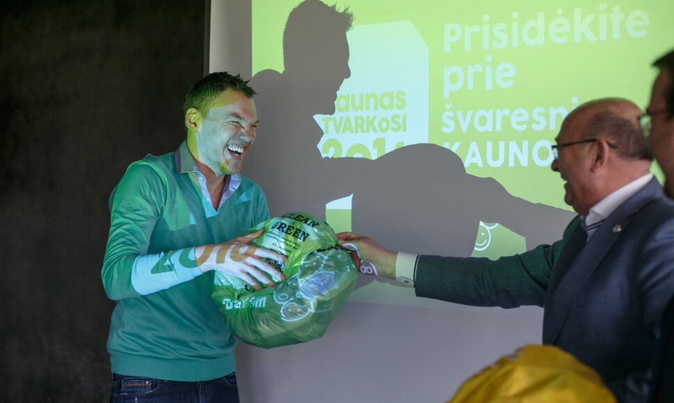 Šarūnas Jasikevičius ir Visvaldas Matijošaitis