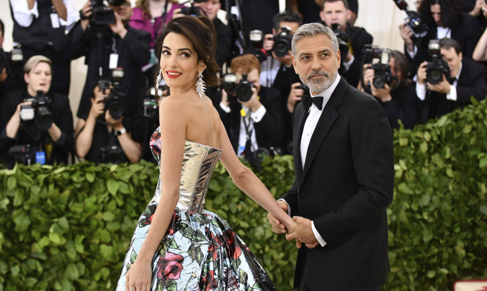 George'as Clooney ir Amal Clooney