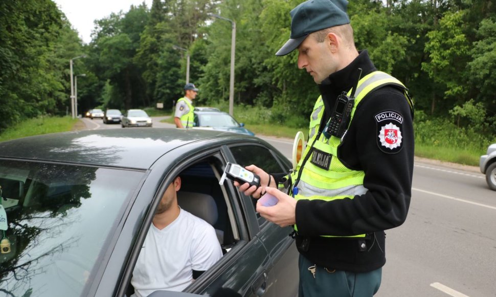 Kauno policijos pareigūnas Lukas Vaičekauskas