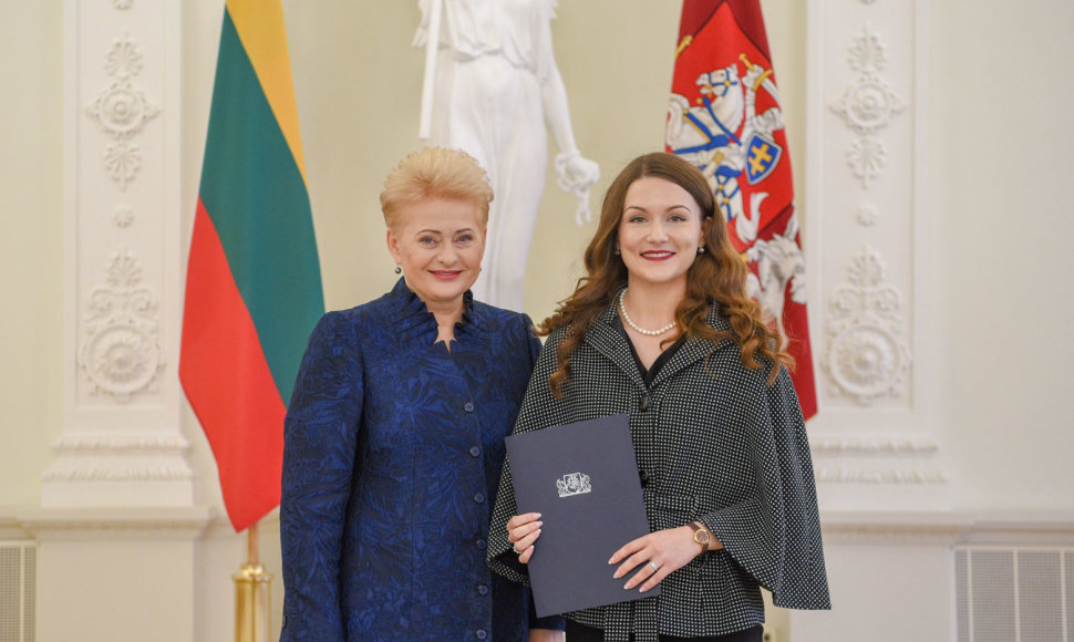Dalia Grybauskaitė ir Živilė Pabijutaitė
