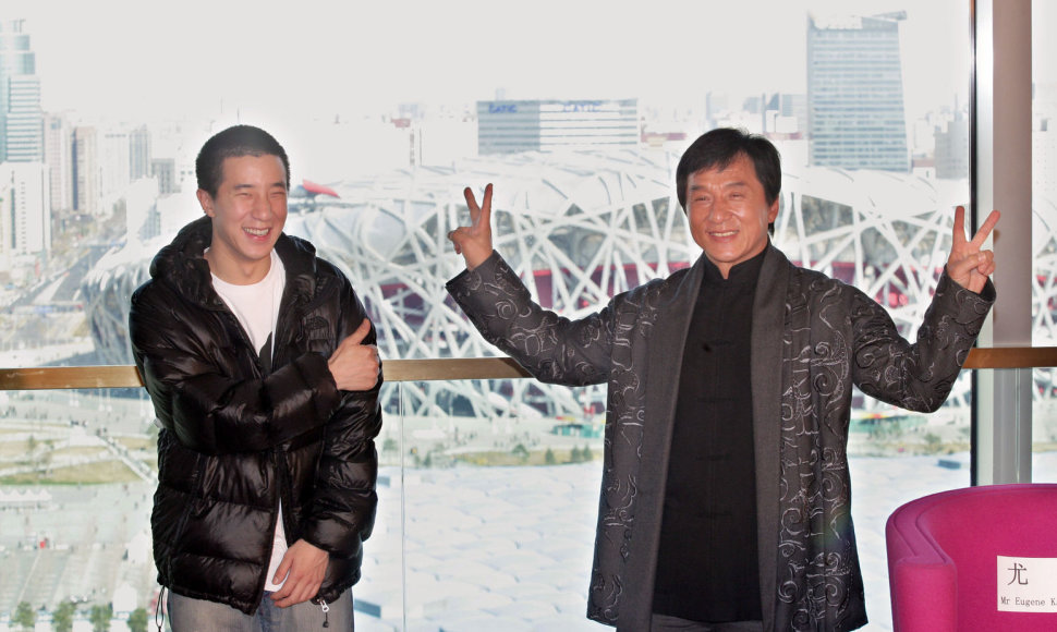 Jackie Chanas su sūnumi Jaycee Chanu