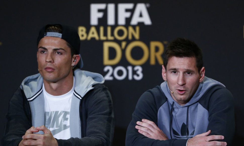 Cristiano Ronaldo ir Lionelis Messi