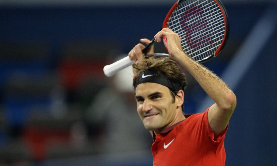 Rogeris Federeris iškovojo nepamirštamą pergalę Šanchajuje