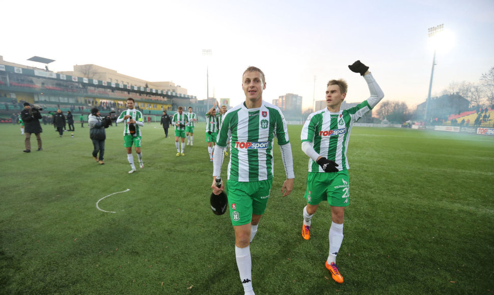Vilniaus „Žalgiris“ – vėl Lietuvos futbolo A lygos čempionas