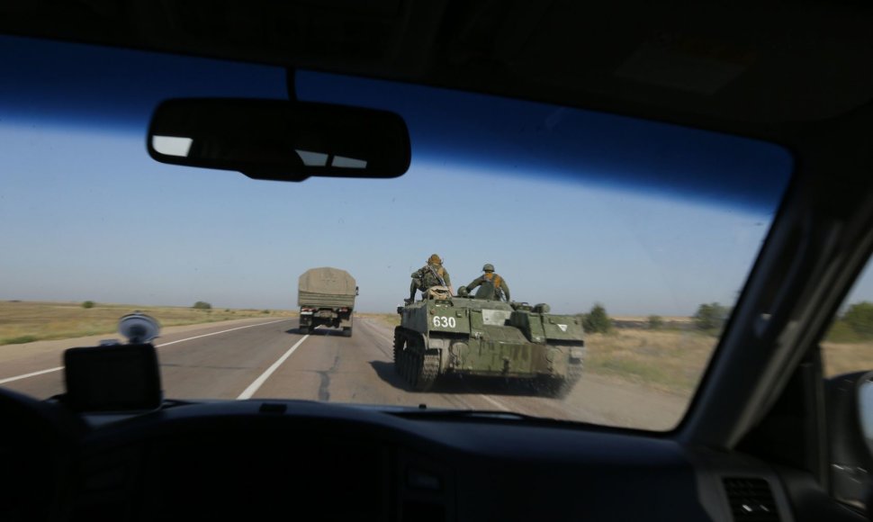 Rusijos kariai netoli Ukrainos sienos