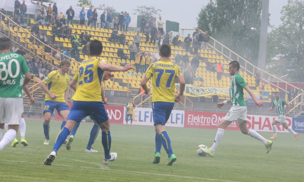 Šiauliuose LFF finalas – „Žalgiris“ įveikė „Atlantą“ 2:0