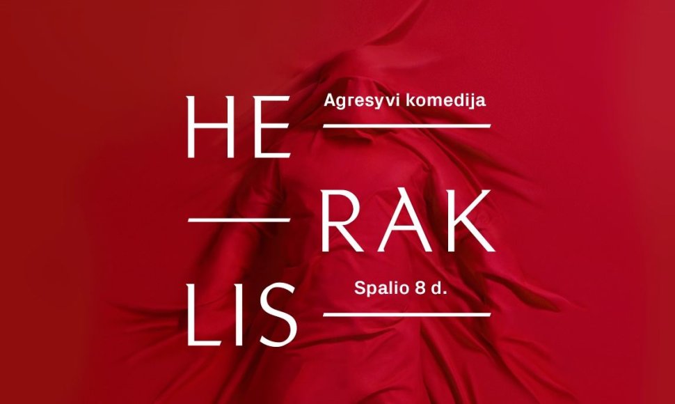 Spektaklio „Heraklis“ plakatas