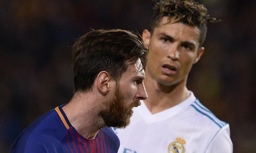 Lionelis Messi ir Cristiano Ronaldo 