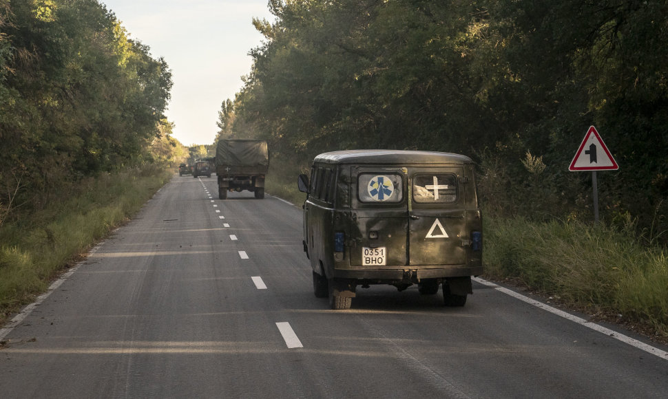 Ukrainiečių pajėgos Charkivo regione
