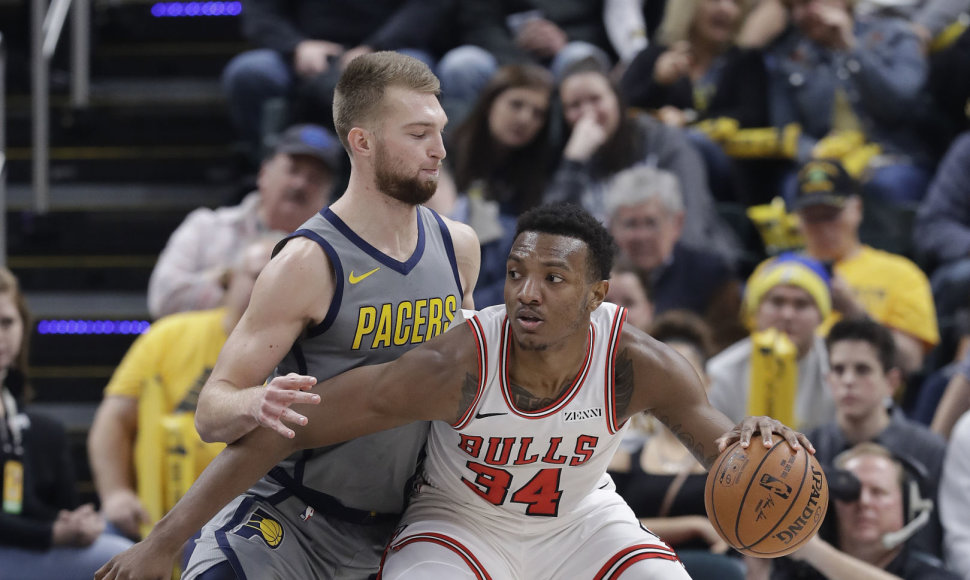 Domantas Sabonis ir Wendellas Carteris