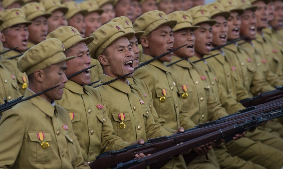 Valdančiosios partijos 70-ies metų jubiliejus Šiaurės Korėjoje