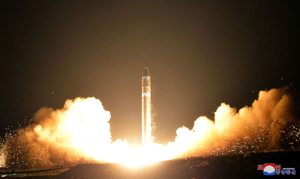 Šiaurės Korėjos raketa „Hwasong-15“