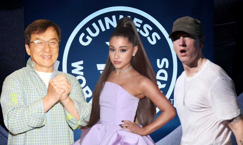 Jackie Chanas, Ariana Grande, Eminemas