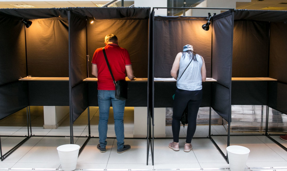 Vilniaus savivaldybėje vyksta išankstinis balsavimas prezidento rinkimų antrajame ture