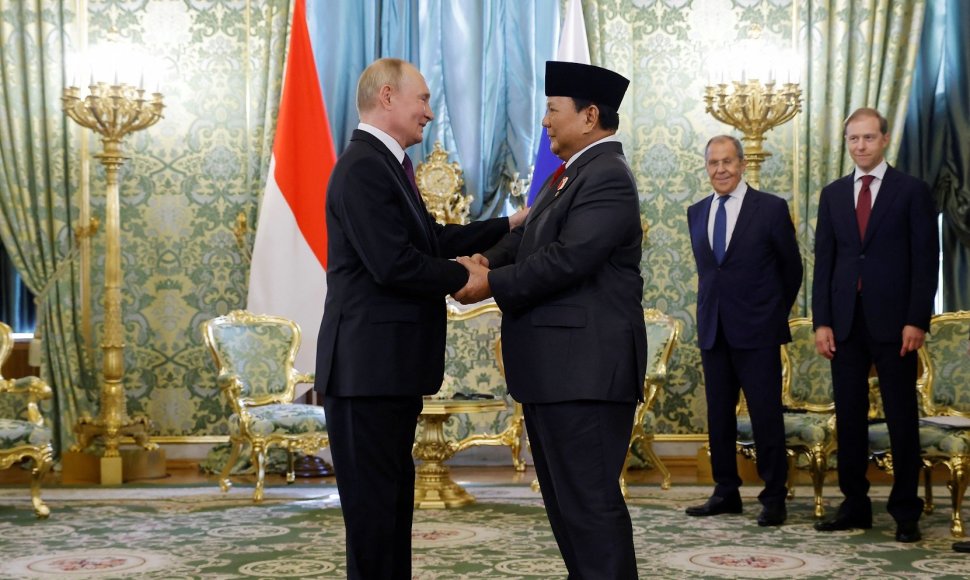 Vladimiras Putinas ir Prabowo Subianto