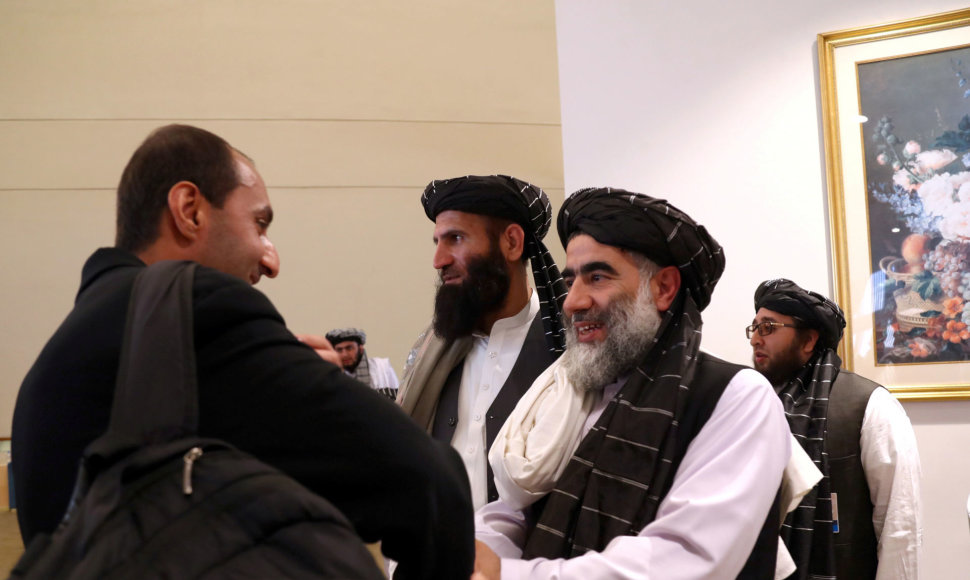 Afganistano vyriausybės ir Talibano derybininkai