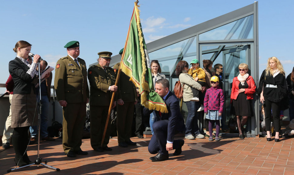 Vilniaus šaulių kuopos naujokų priesaikos ceremonija