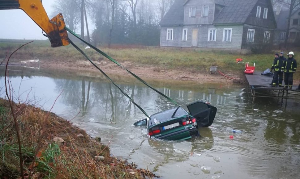 Skaudi avarija prie Kuršėnų