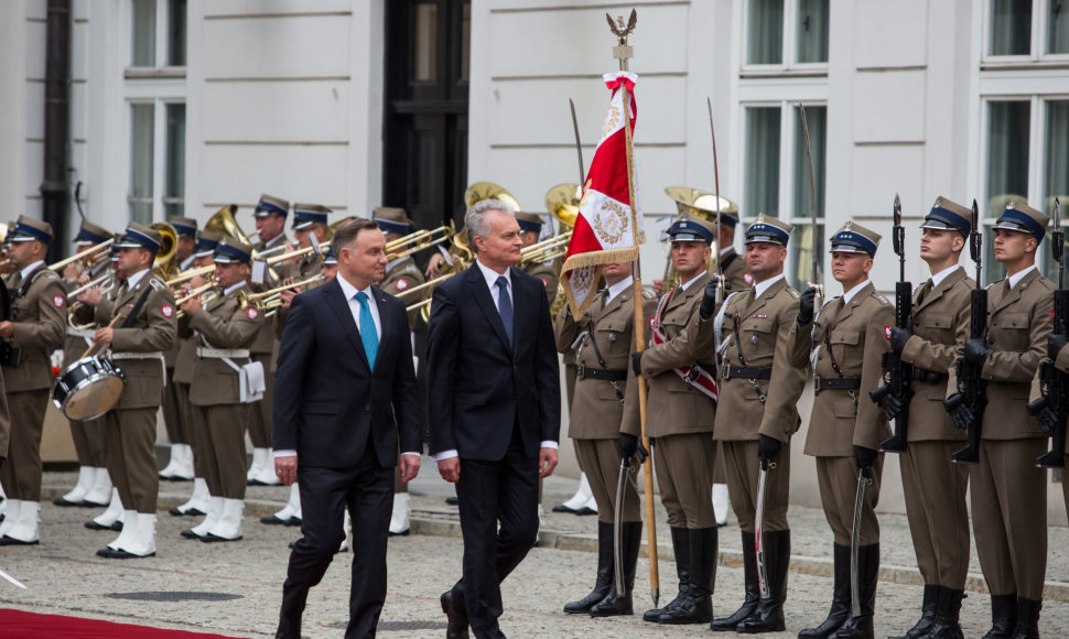 Gitanas Nausėda ir Andrzejus Duda