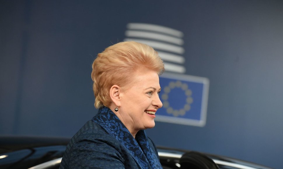 Dalia Grybauskaitė Briuselyje