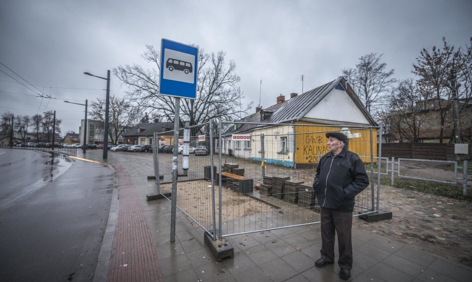 Autobuso stotelė Kaune