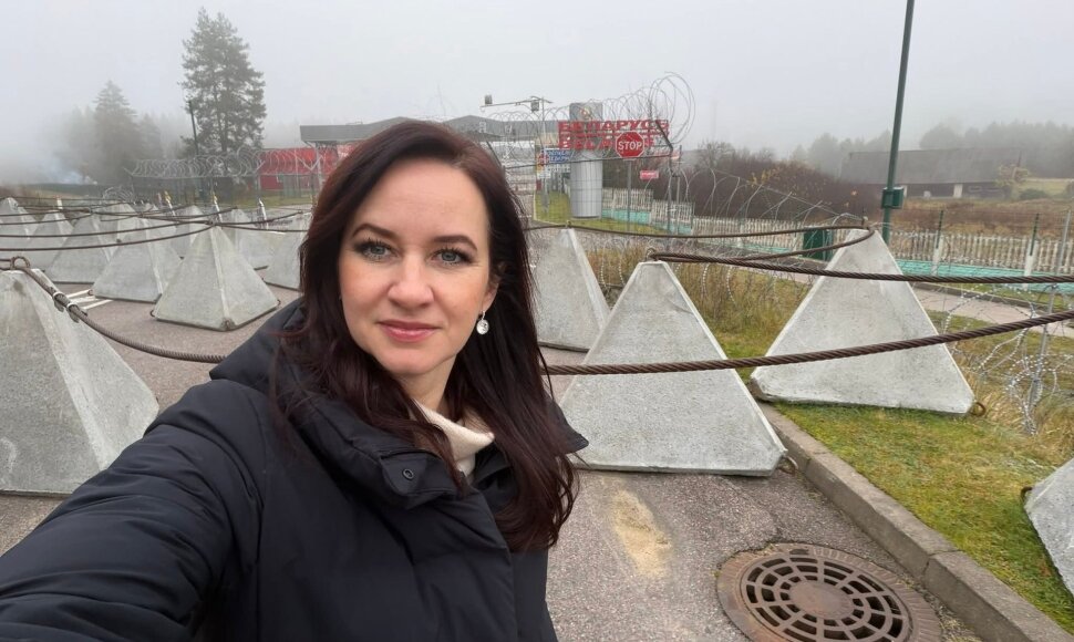 Inga Ruginienė pasienyje