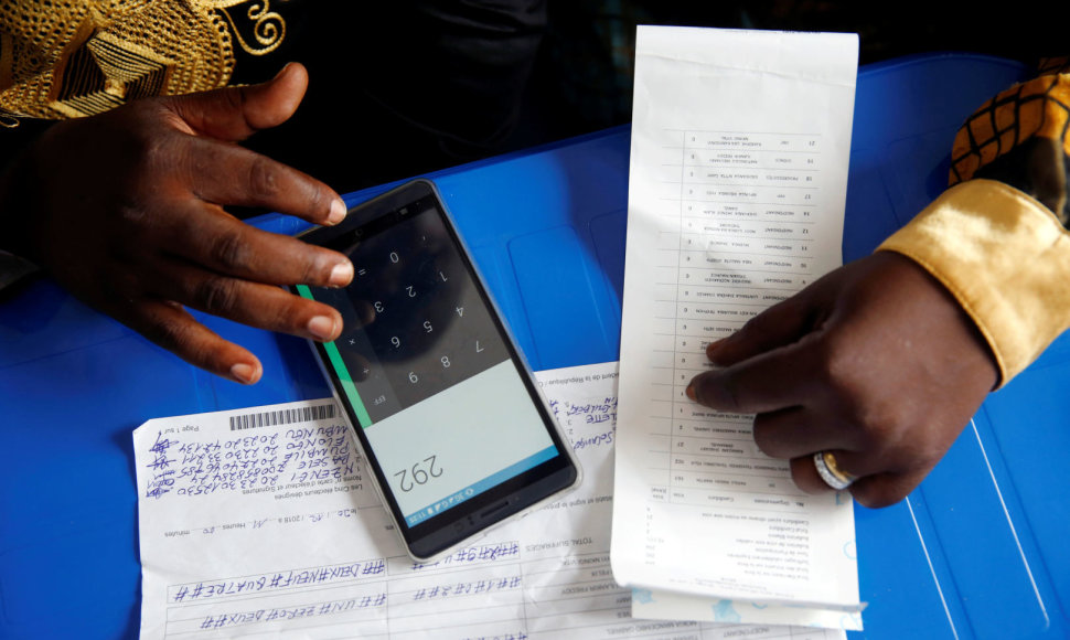 Balsų skaičiavimas Kongo Demokratinėje Respublikoje