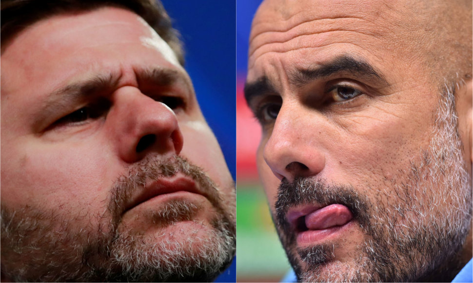 Mauricio Pochettino ir Josepas Guardiola