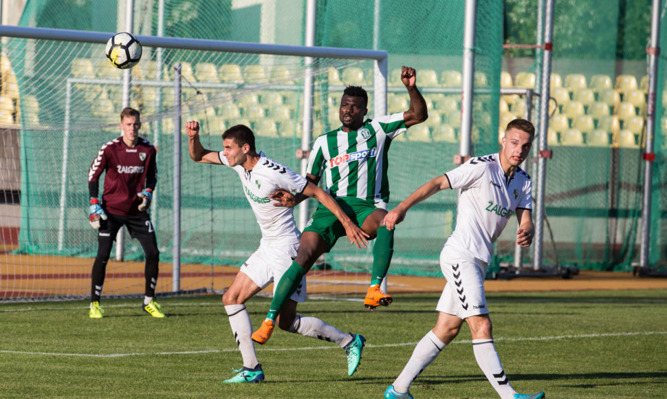 A lygos futbolo rungtynės : „Kauno Žalgiris“ prieš Vilniaus Žalgirį