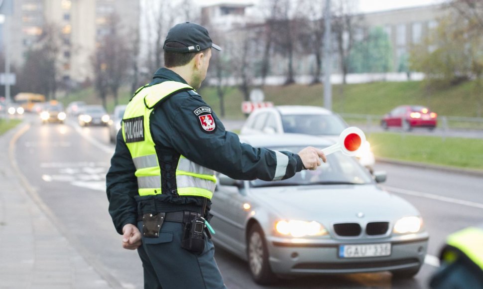 Policijos akcija Vilniuje