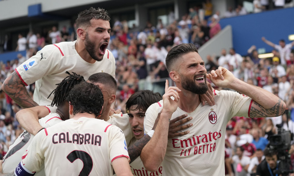„AC Milan“ iškovojo pergalę ir tapo Italijos čempionais