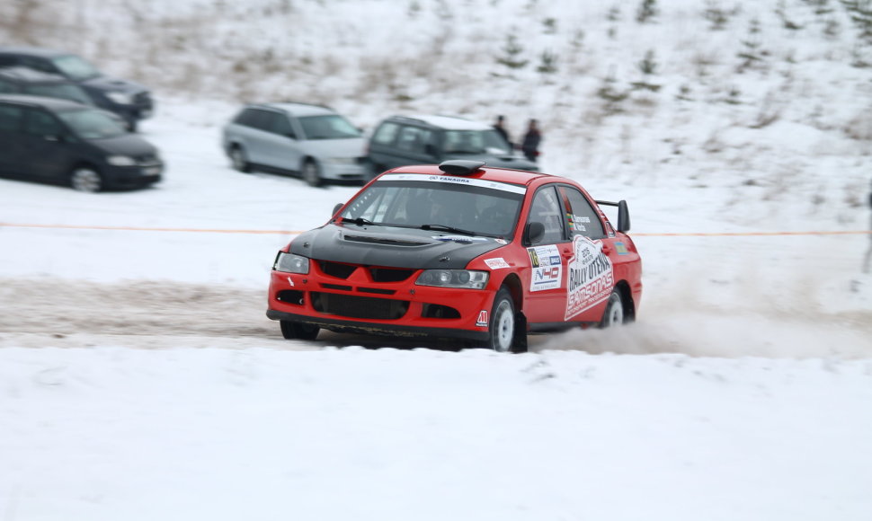 „Halls Winter Rally 2015“ bandomasis ir kvalifikacinis greičio ruožai