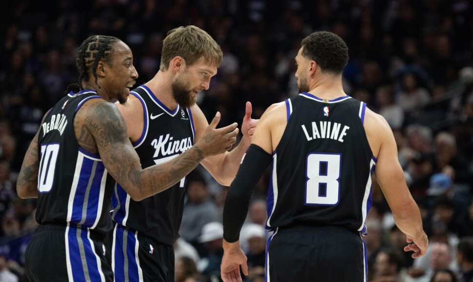 DeMaras DeRozanas, Zachas LaVine'as, Domantas Sabonis