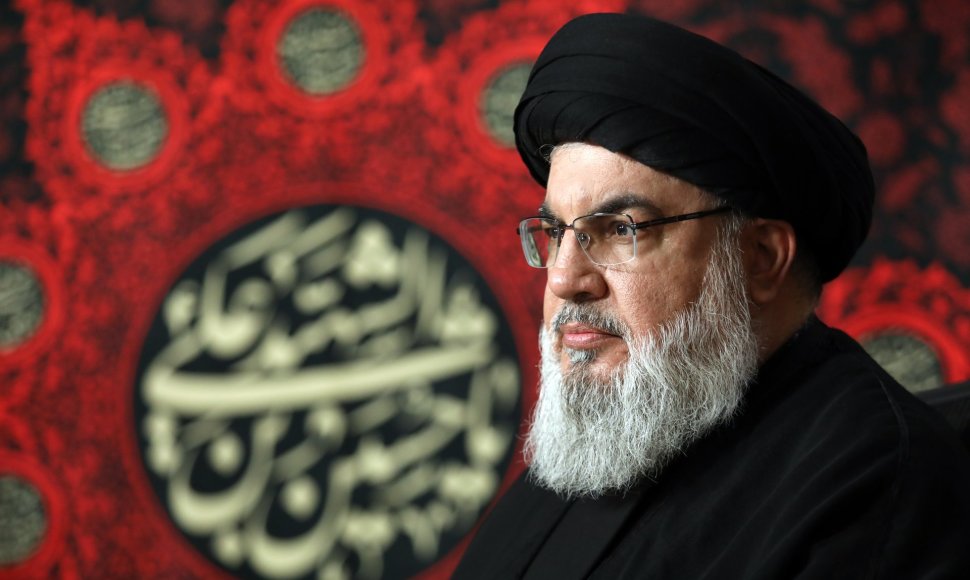 „Hezbollah“ grupuotės vadas Hassanas Nasrallah