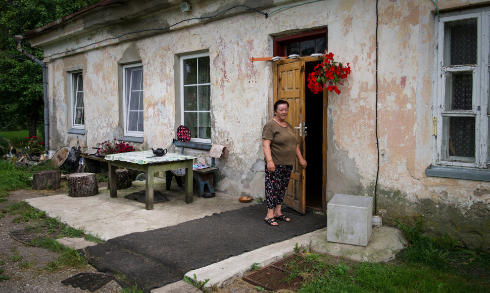 Milda, gyvenanti užkardos pastate