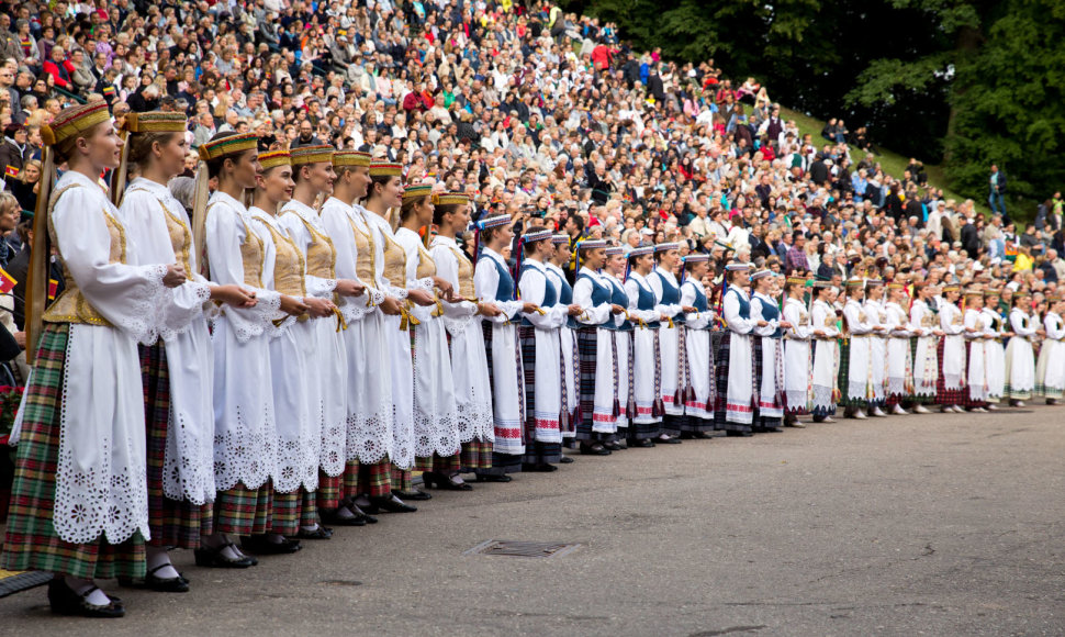 Dainų šventės atidarymas Kaune