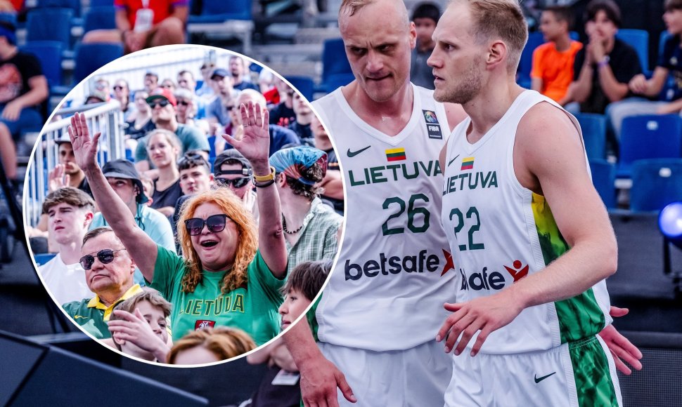 Vydas ir Jolanda Gedvilai pasaulio 3x3 krepšinio čempionate