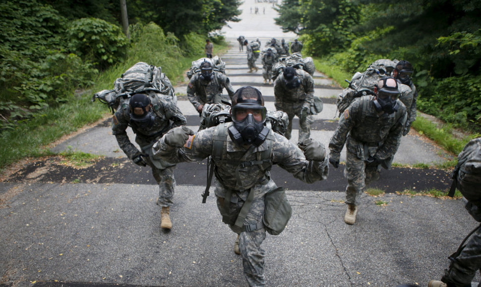 JAV kariai Pietų Korėjoje per pratybas