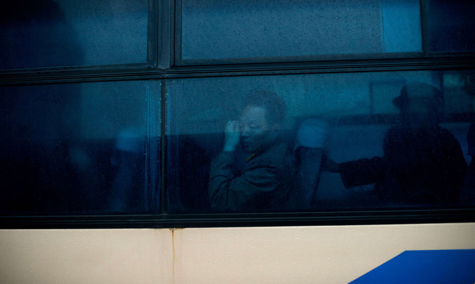 Autobuso keleivis Šiaurės Korėjoje