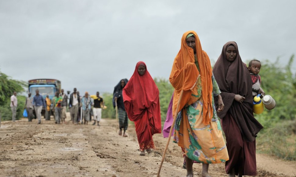 Afrikoje nuo smurto iš savo namų pabėgo šimtai tūkstančių žmonių 