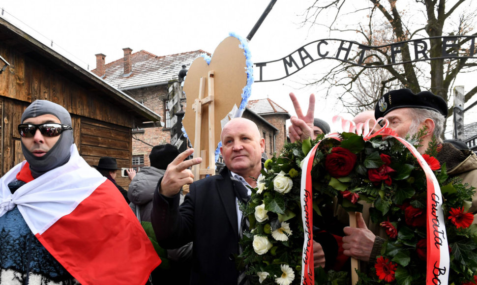 Lenkijos kraštutiniai dešinieji Aušvice