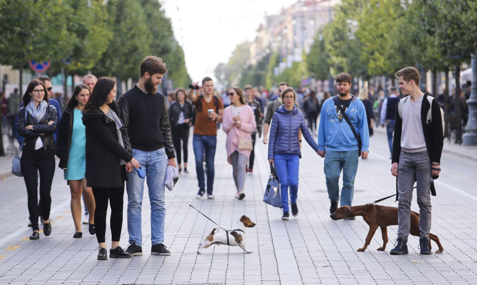 Rudenį  sugrįžusi vasara pakvietė į skverus ir parkus