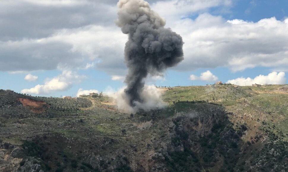 Izraelio ir &bdquo;Hezbollah&ldquo; karas / RABIH DAHER / AFP